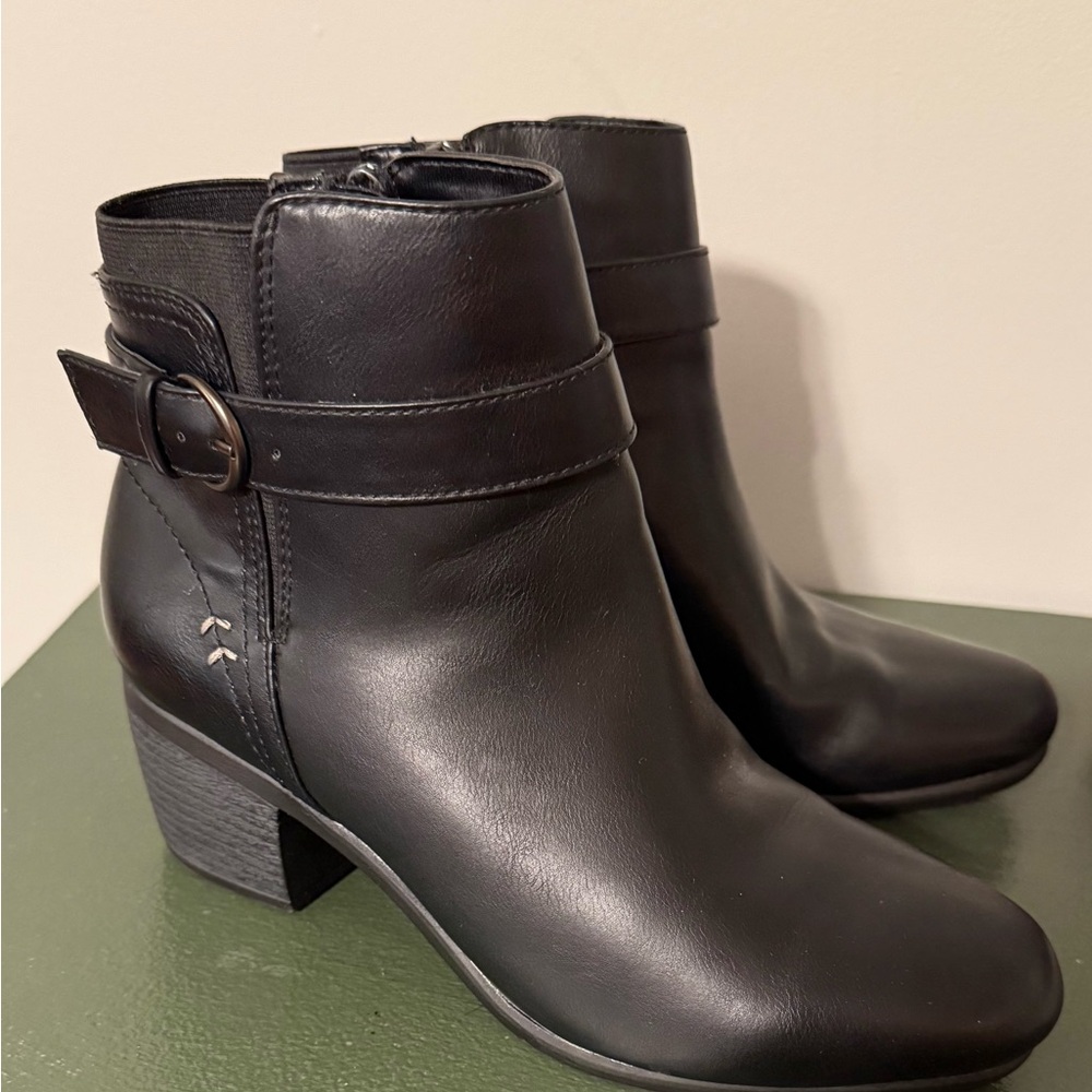 Dr Scholls Black Ankle Boots Used Great Condition